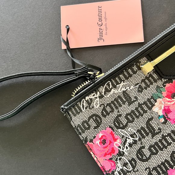 JUICY COUTURE Wristlet "Word on the Street" Petal NWT - Picture 5 of 5